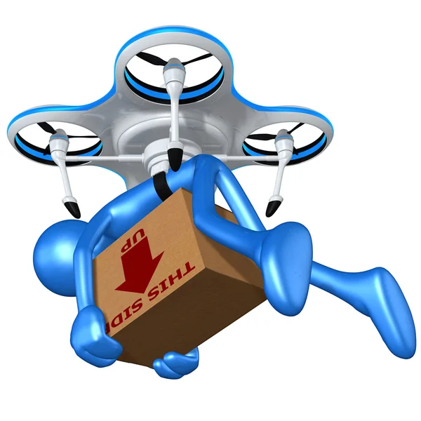 Conceito de drones aéreos Imagem De Stock