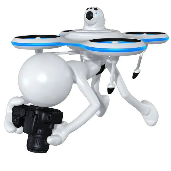 Aerial Drone Concept Stock Photo