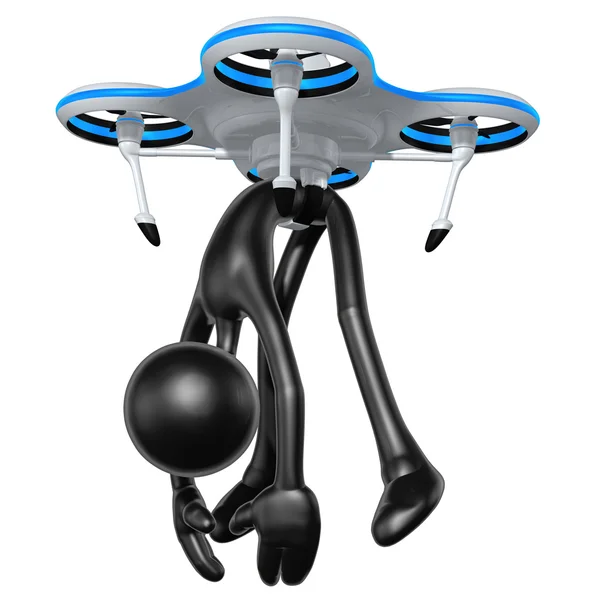 Conceito de drones aéreos Imagem De Stock