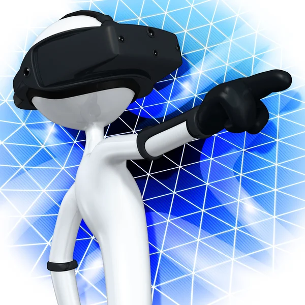 Virtual Reality apparaat Headset bril bril Vr — Stockfoto