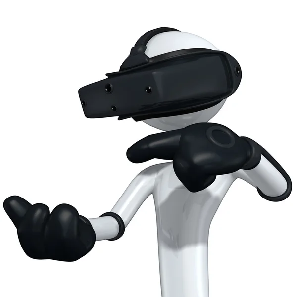 仮想現実デバイス ヘッドセット ゴーグル眼鏡 Vr — ストック写真