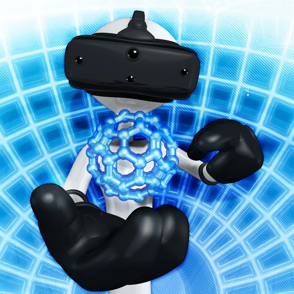 Lunettes de lunettes pour casque d'appareil de réalité virtuelle VR — Photo