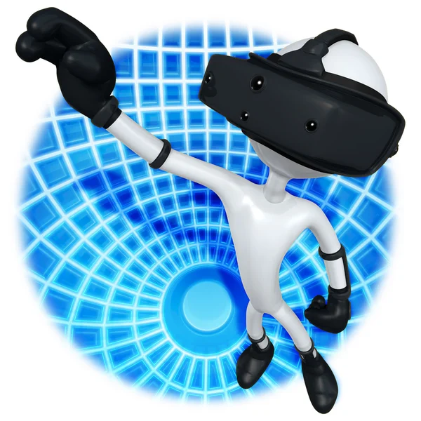 Dispositivo de realidad virtual Gafas para auriculares Gafas VR — Foto de Stock