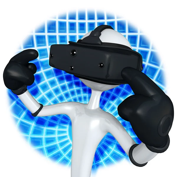 Dispositivo de realidad virtual Gafas para auriculares Gafas VR Fotos de stock