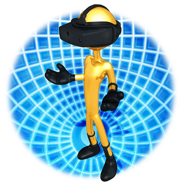 Concepto de realidad virtual VR — Foto de Stock