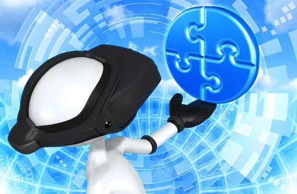 Віртуальної реальності VR Concept — стокове фото