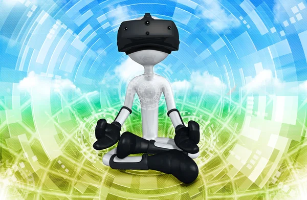 Conceptul de realitate virtuală VR — Fotografie, imagine de stoc