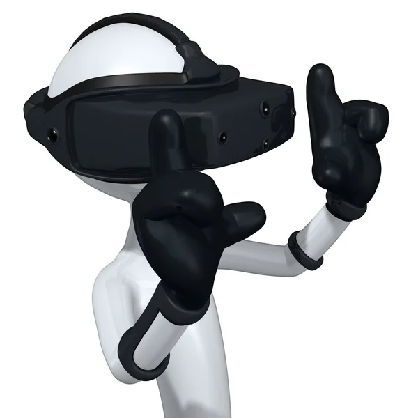 Concepto de realidad virtual VR — Foto de Stock