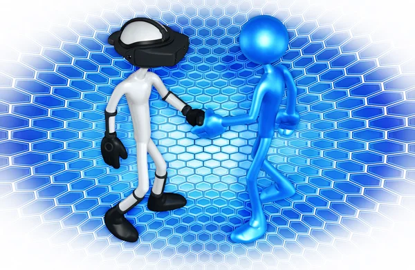 Conceito de Realidade Virtual VR — Fotografia de Stock