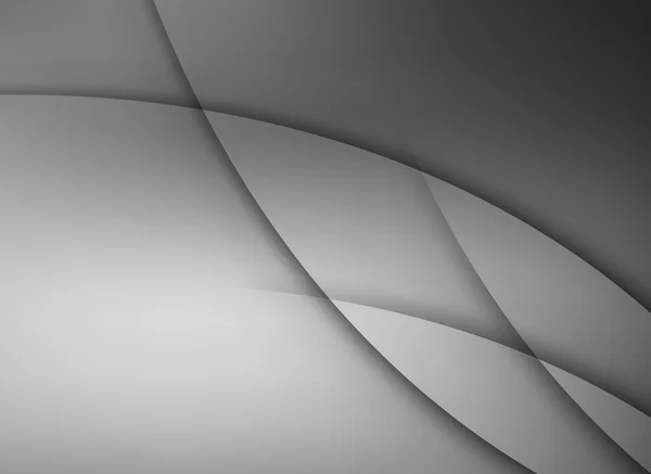 Negro y blanco onda de fondo abstracto vector de luz suave — Archivo Imágenes Vectoriales