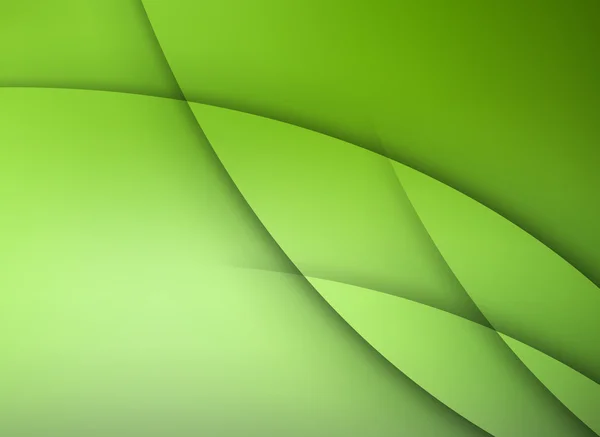 Verde fundo onda abstrato luz suave vetor eco folha — Vetor de Stock
