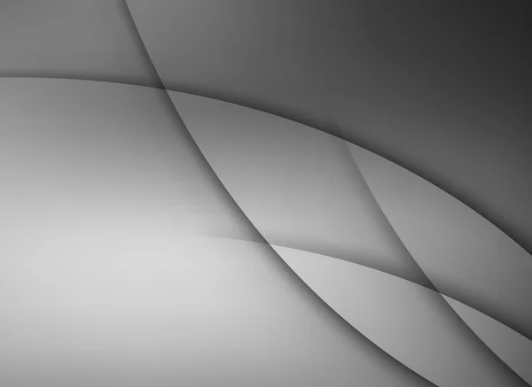Preto e branco fundo onda abstrato suave luz vetor — Vetor de Stock