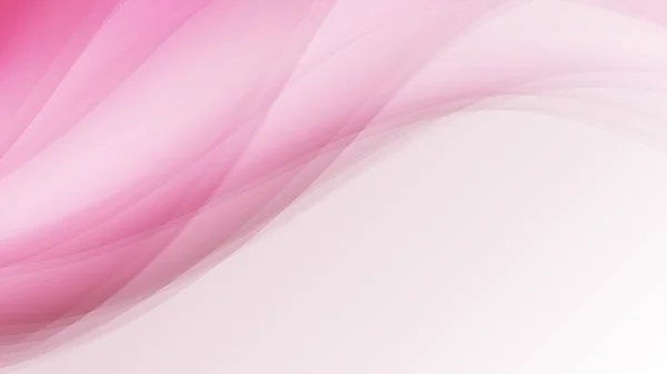 ピンクの柔らかい波クリエイティブ ライン抽象背景ベクトル イラスト — ストックベクタ