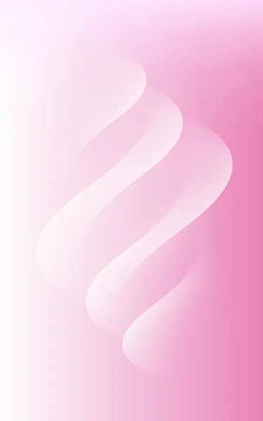 Soft Pastel Pink Light Cloud Waves Sky Background Vector Illustration — Stock Vector