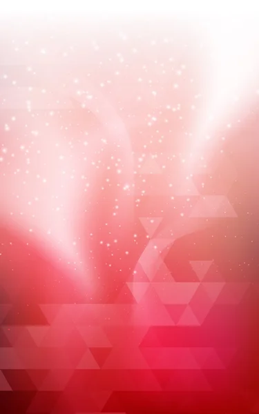 赤い縦型クリスマス背景ノーザン ライト ダブル デザインのための露出 — ストックベクタ