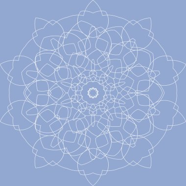 Serenity desen beyaz Pastel arka plan vektör çizim