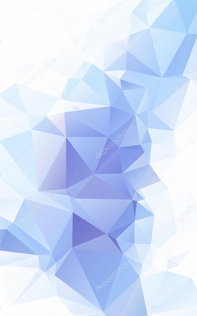 Blue Sapphire Polygonal Mosaic Background Creative Design
