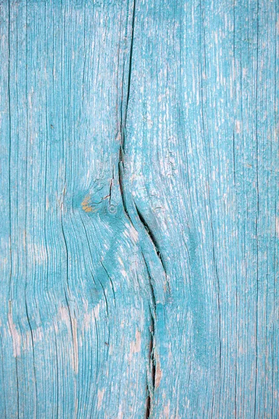 Textura Uma Velha Tábua Com Fendas Uma Cor Azul Turquesa — Fotografia de Stock