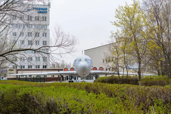 Ulyanovsk Rússia Novembro 2020 Ulyanovsk State Technical University Ilyushin Jetliner — Fotografia de Stock