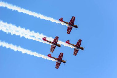 Kazan, Rusya Federasyonu - 25 Temmuz 2020: Havacılık tatili 