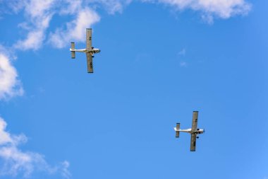 Kazan, Rusya Federasyonu - 25 Temmuz 2020: Havacılık tatili 