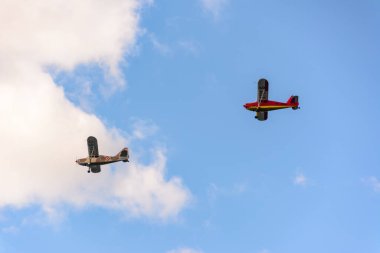 Kazan, Rusya Federasyonu - 25 Temmuz 2020: Havacılık tatili 