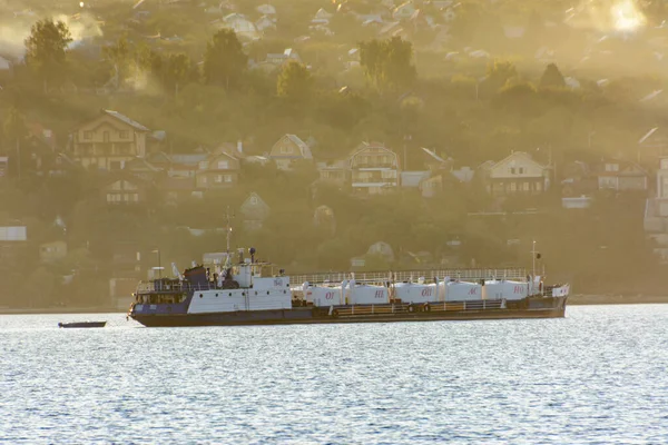 Rússia Kazan Setembro 2020 Transporte Fluvial Rio Volga Região Volga — Fotografia de Stock