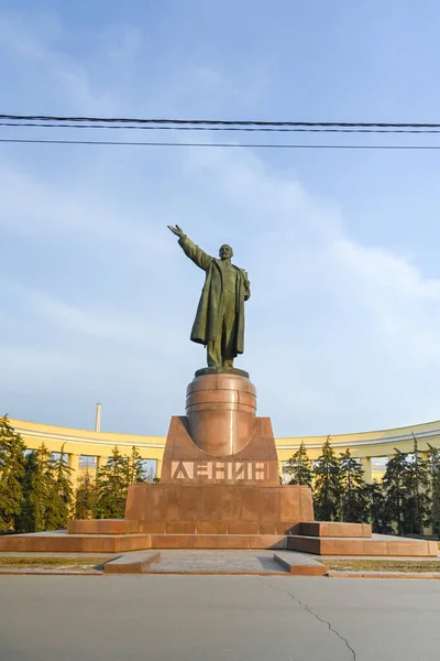 Volgograd Rusland Juni 2021 Monument Van Vladimir Lenin Leninplein Volgograd — Stockfoto