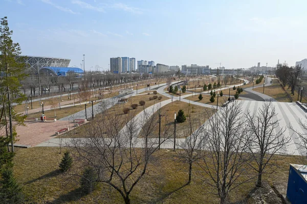 Volgograd Rusland Juni 2021 Het Park Van Stalingrad Weduwen Volgograd — Stockfoto