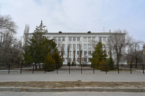 Volgograd Rusland Juni 2021 Oud Stalinhuis Centrale Regio Naar Volgograd — Stockfoto