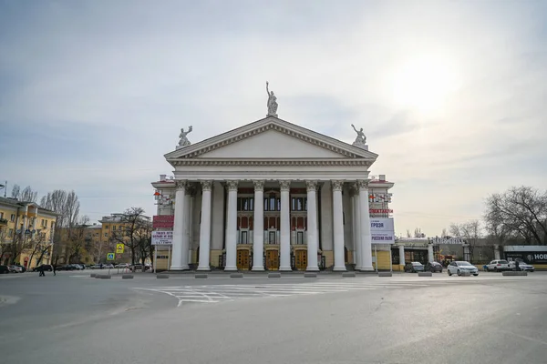 Volgogrado Rusia Mayo 2021 Nuevo Teatro Experimental Estatal Volgogrado Explanada —  Fotos de Stock