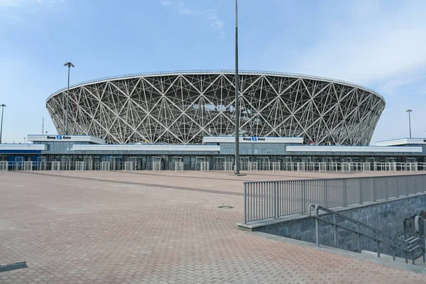 Volgogrado Rusia Mayo 2021 Estadio Volgogrado Estadio Fútbol Clase Internacional —  Fotos de Stock