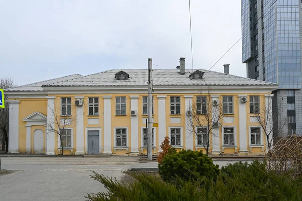 Volgograd Russia June 2021 Old Stalin House Central Region Volgograd — Stock Photo, Image