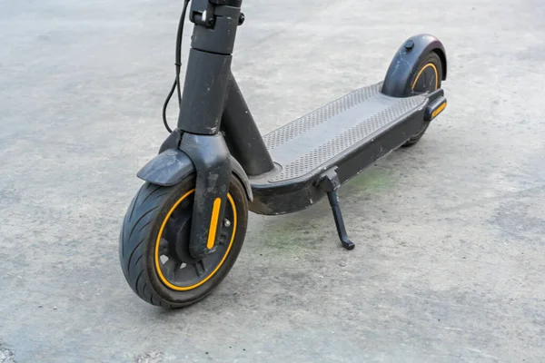 Electric Scooter Close New Popular Transport Exploring Cities Sights Eco — Stock Photo, Image