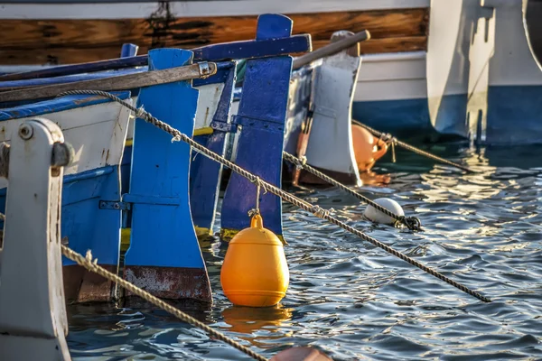 Close up of wooden boats — Stock Photo, Image