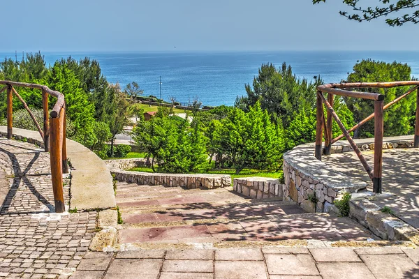 Stairway by the sea — Stock Photo, Image