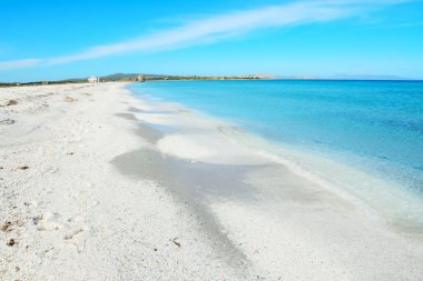 Le salin Beach beyaz çakıl taşları