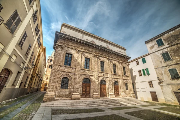 Piazza del Teatro v Alghero — Stock fotografie