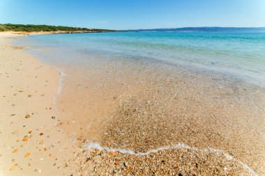 çakıl Lazzaretto Beach suların çekildiği kıyı üzerinde
