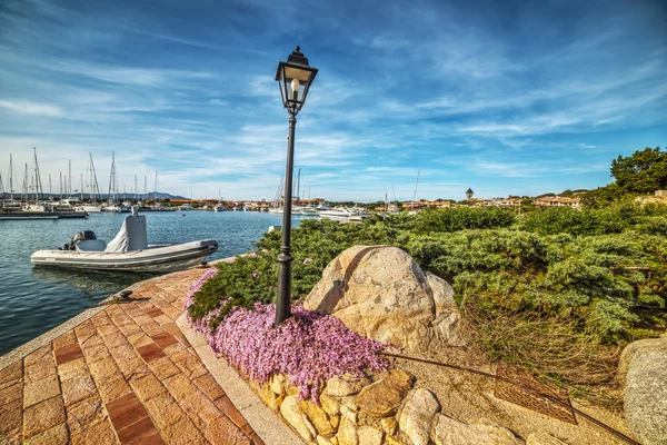 Přístav Porto Rotondo Sardinie — Stock fotografie