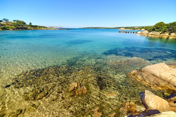 Liscia di Vacca Beach, Sardunya turkuaz su