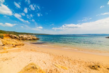 Alghero kıyı şeridi içinde altın kıyı