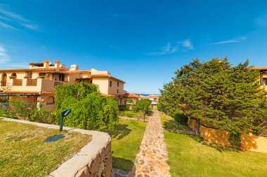 Porto cervo mavi gökyüzü altında