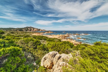 Porto Liccia kayalık sahil