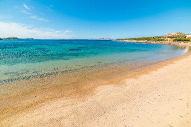 mavi deniz Cala del Faro Beach