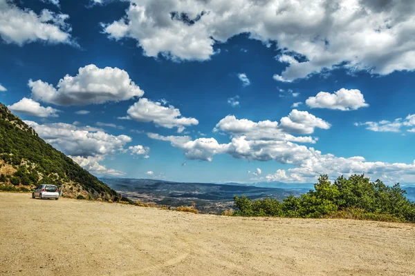 Soft clouds over Monte Pisanu — Stock Photo, Image