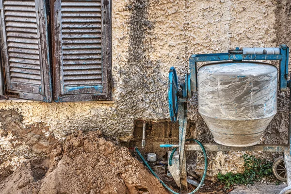 Betoniera da parete rustica in Sardegna — Foto Stock