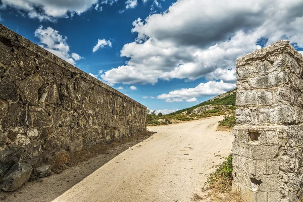 Rustic wall in Monte Pisanu — Stock Photo, Image