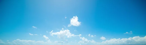 Blue Sky Clouds Caribbean Springtime — Stock Photo, Image