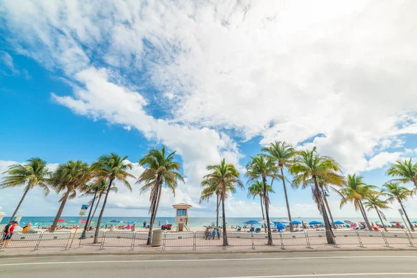 Fort Lauderdale Сша Февраля 2019 Жизнь Городе Пляже — стоковое фото